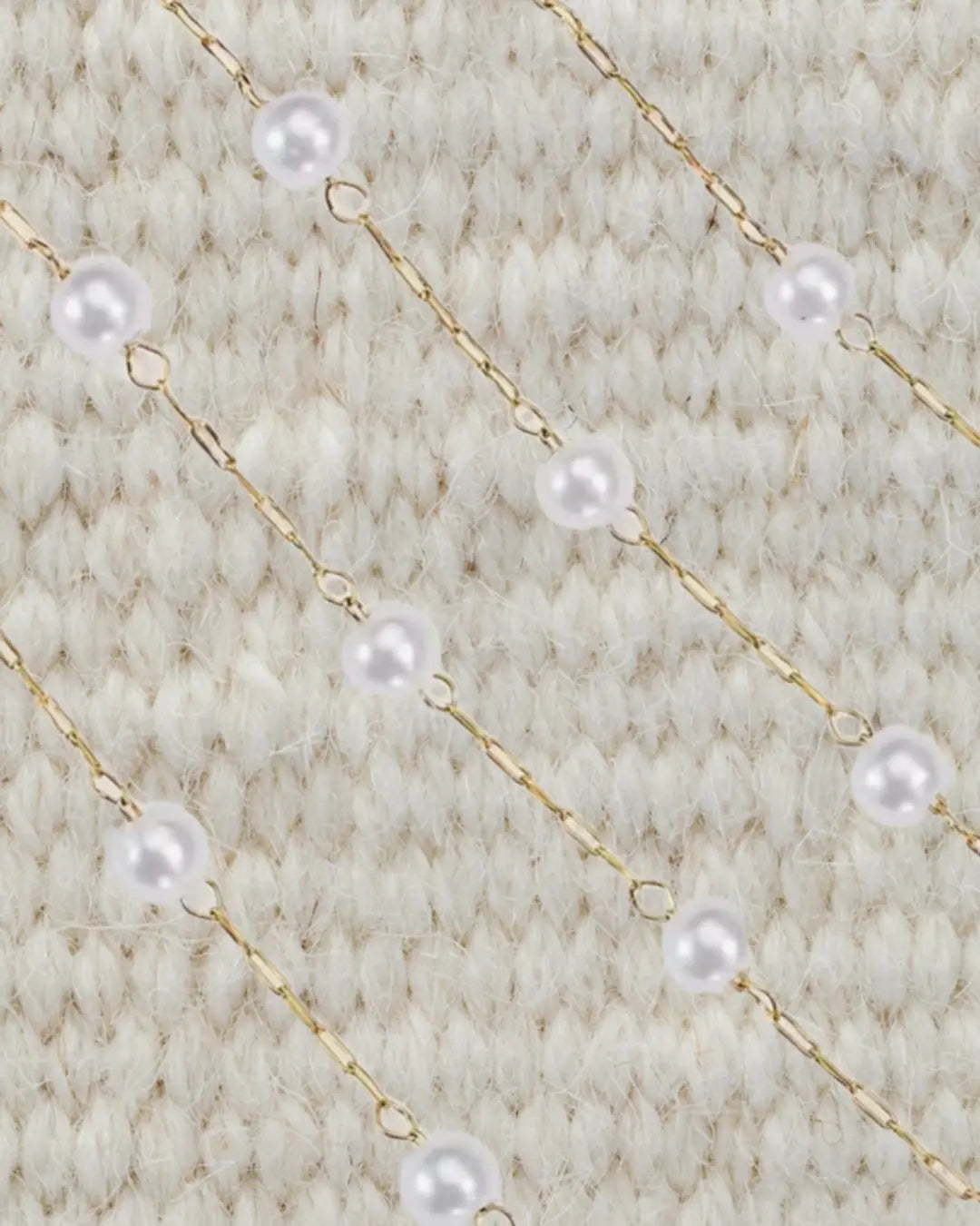 Chaine fine perles