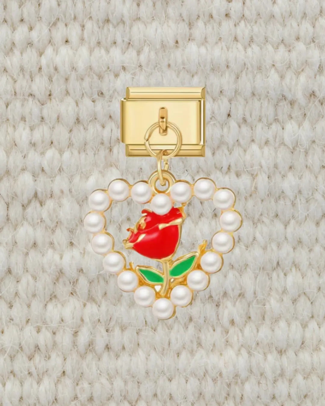 Coeur perles