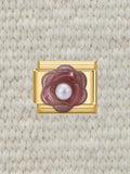 Fleur marron 3D