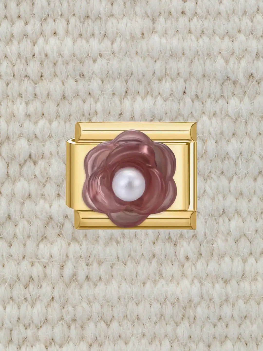Fleur marron 3D