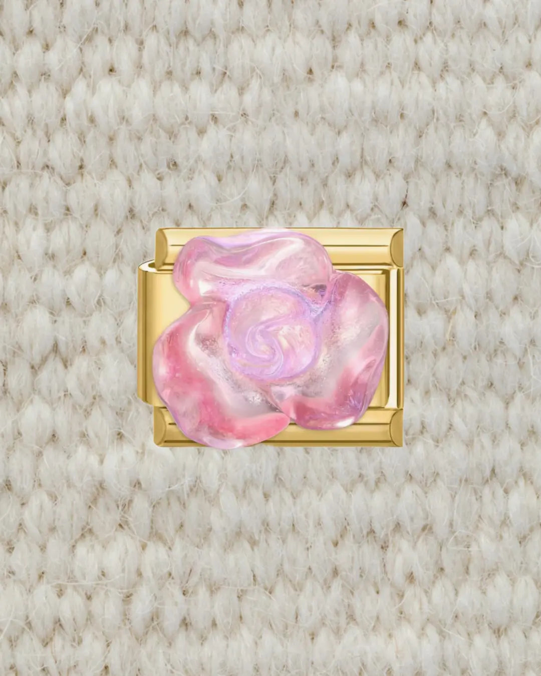 Fleur rose 3D